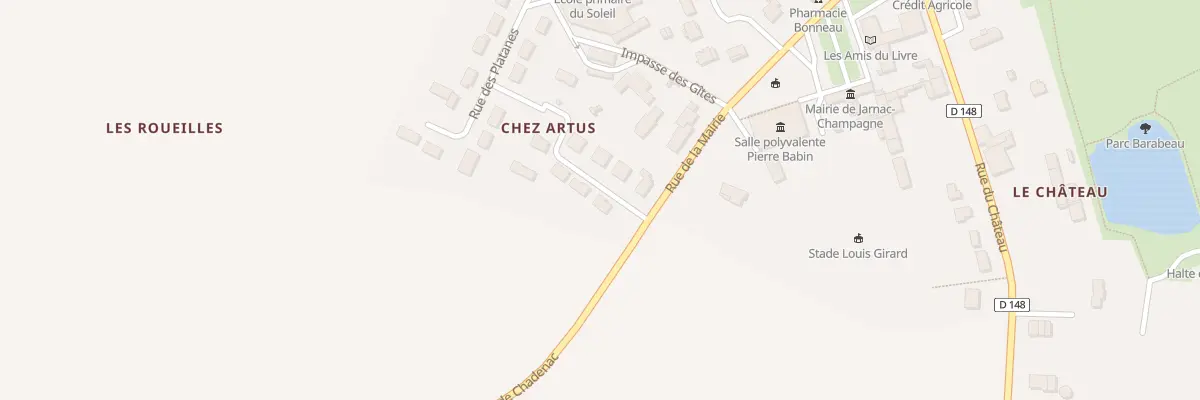 Plan du 5293 Chez David à Jarnac-Champagne