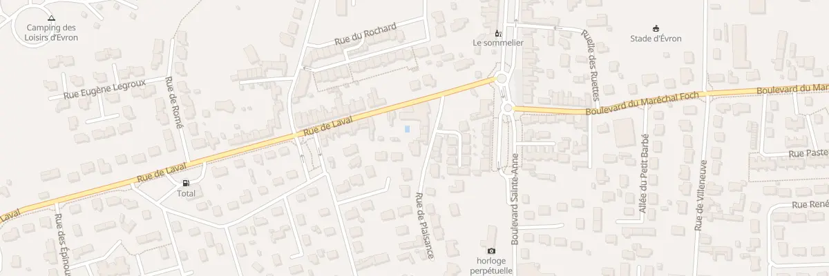 Plan du 6 Rue de Plaisance à Évron