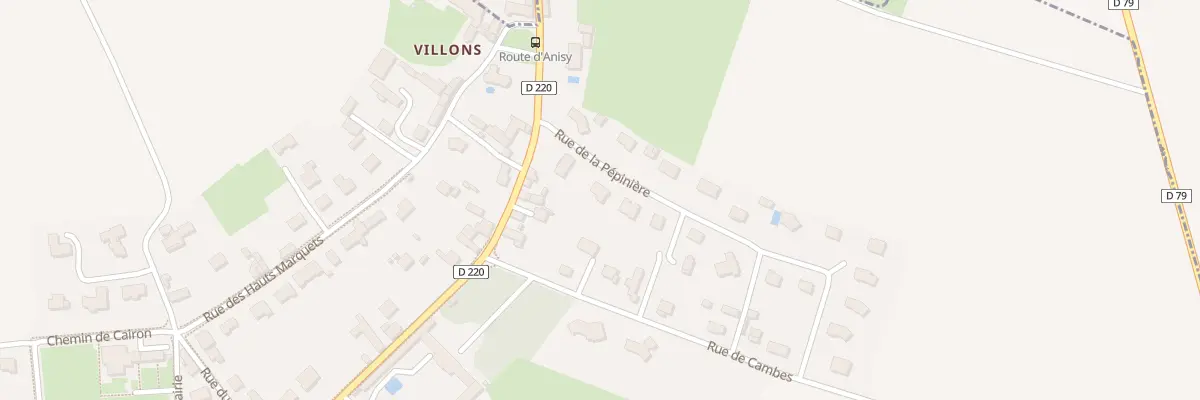 Plan du 4 Rue de la Pépinière à Villons-les-Buissons