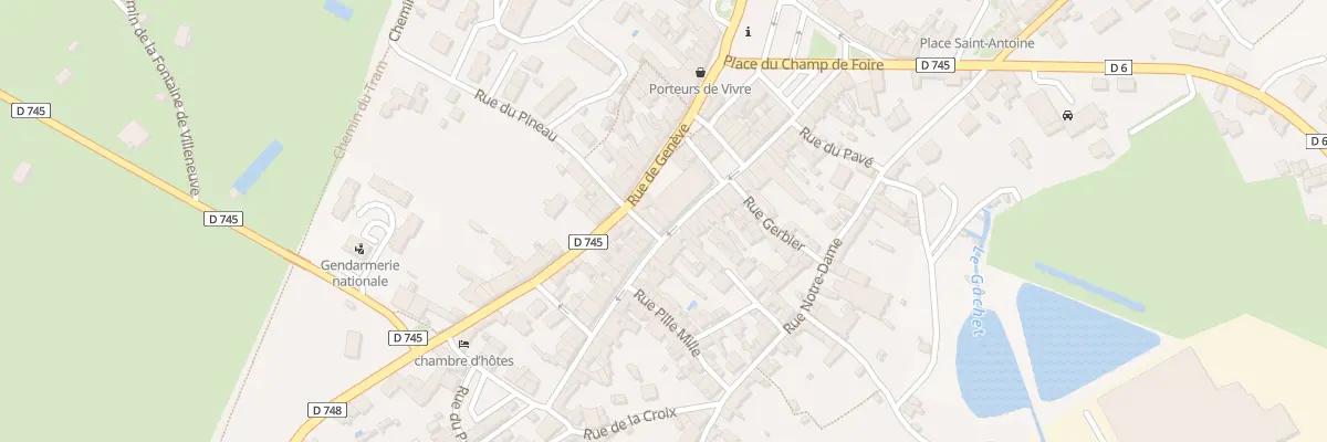 Plan du 16 Gr Grande Rue à Champdeniers
