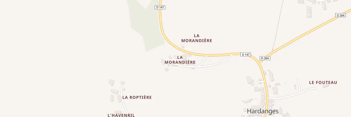 Plan du 4 La Morandiere à Hardanges