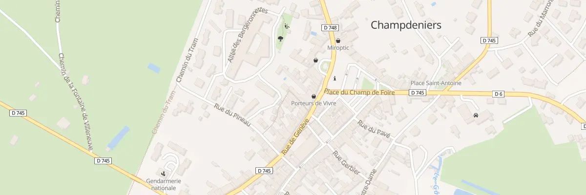Plan du 20 Rue de Genève à Champdeniers