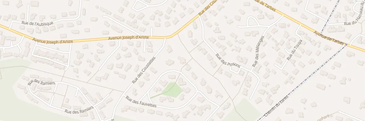Plan du 30 Rue des Fauvettes à Lescar
