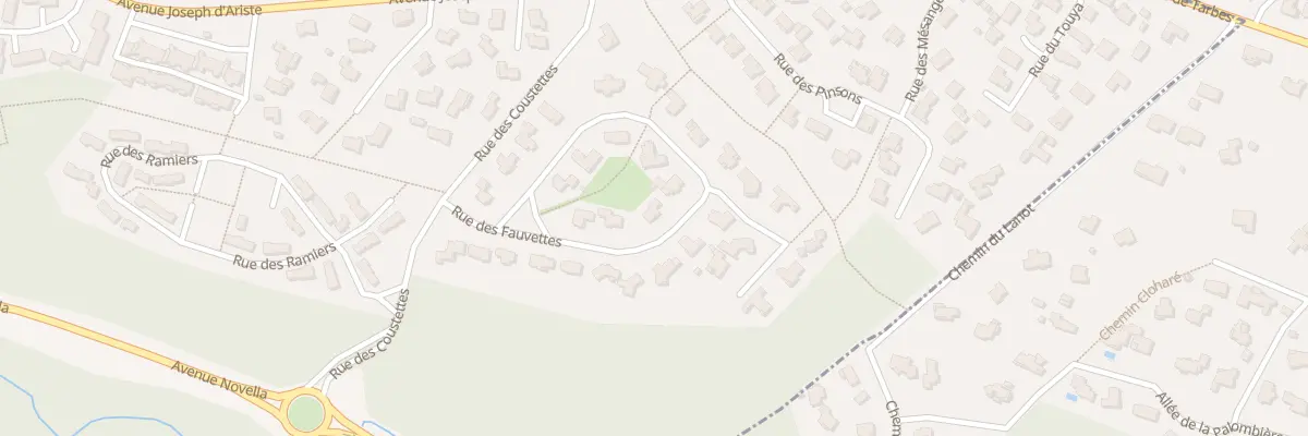 Plan du 5 Rue des Fauvettes à Lescar