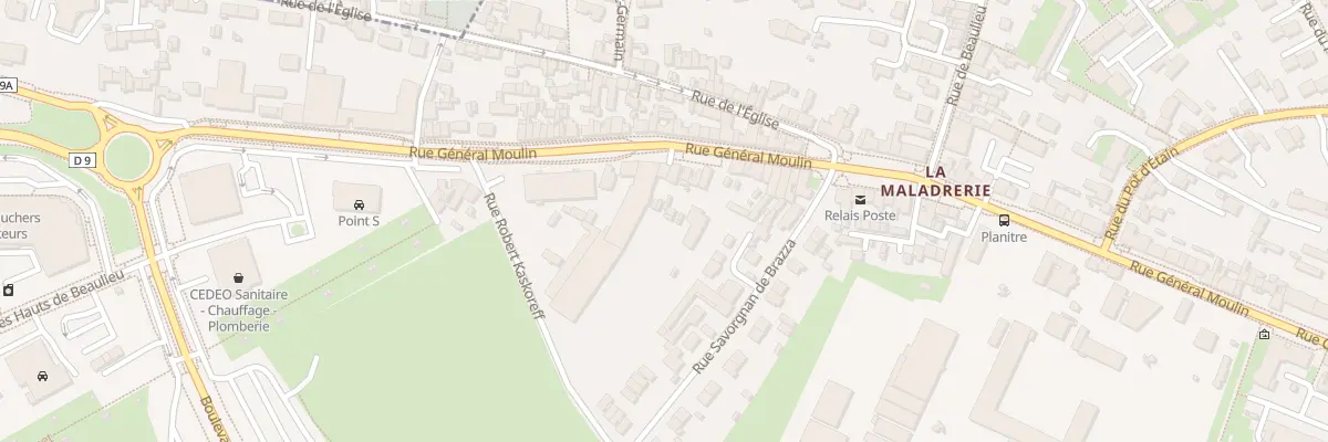 Plan du 87 Rue Général Moulin à Caen
