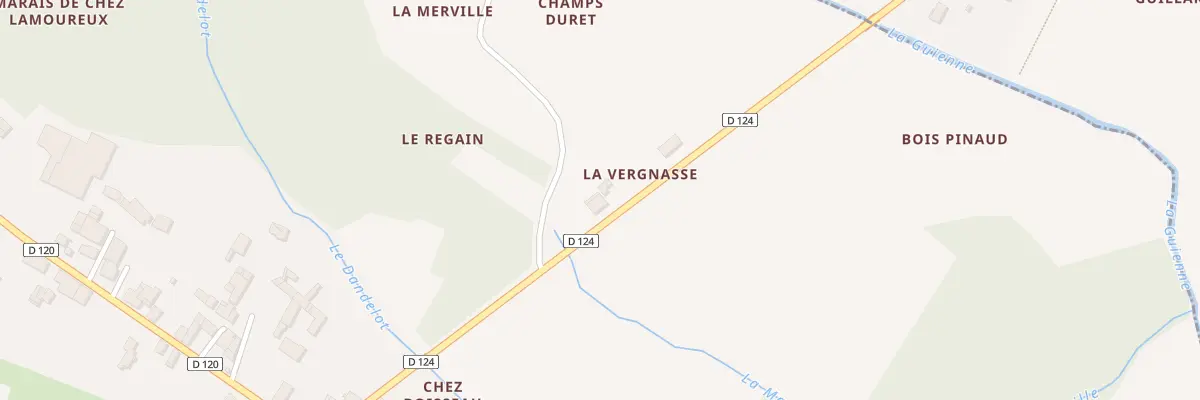 Plan du 5067 La Vergnasse à Authon-Ébéon
