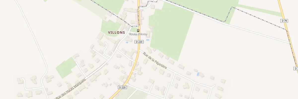 Plan du 1 Rue de la Pépinière à Villons-les-Buissons
