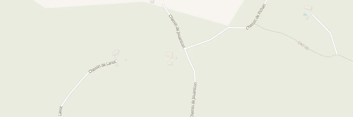 Plan du 395 Che de Jouanicon à Cachen