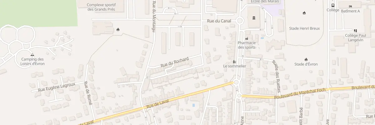 Plan du 25 Rue du Rochard à Saint-Denis-d’Anjou