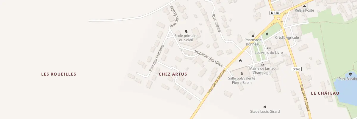 Plan du 5294 Chez Artus à Jarnac-Champagne