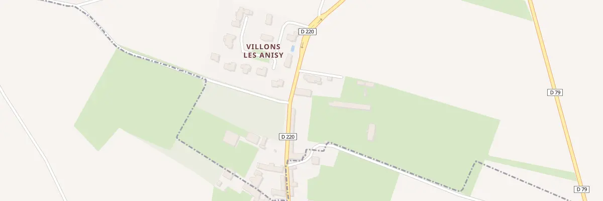 Plan du 4 Rte de Villons à Anisy
