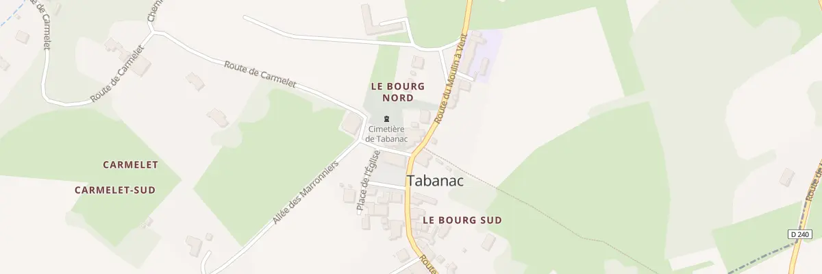 Plan du 650 Rte du Moulin à Vent à Tabanac