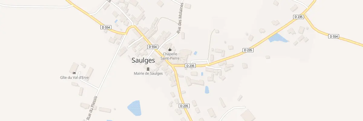Plan du 1 Rue des Grottes à Saulges