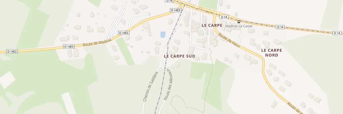Plan du 4 Rte des Meneaux à Madirac