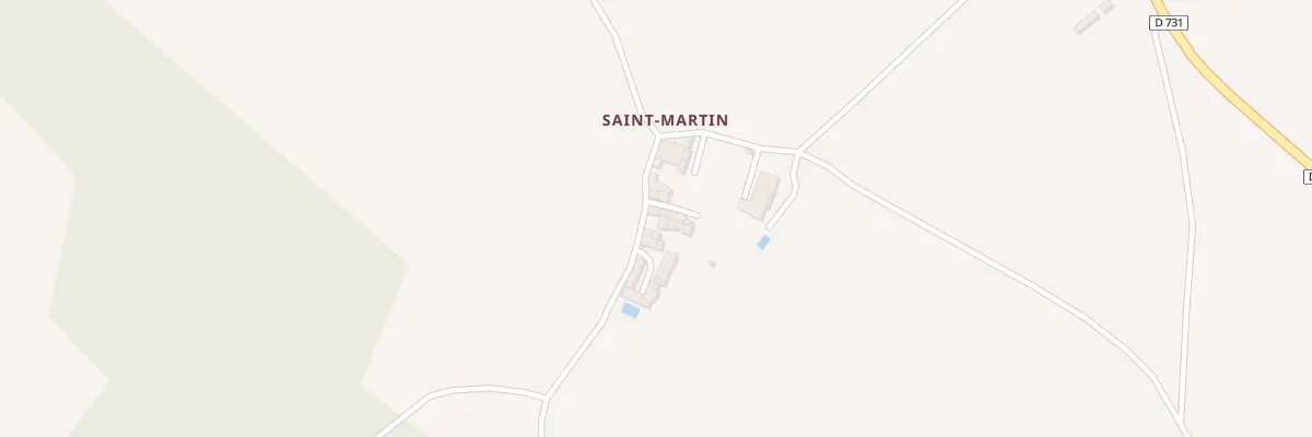 Plan du 5 Saint Martin à Val-de-Cognac