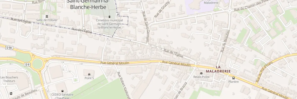 Plan du 39 Rue de l’Église à Caen
