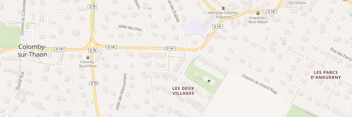 Plan du 2A Rue Jerome Le Grand (Colomby) à Colomby-Anguerny