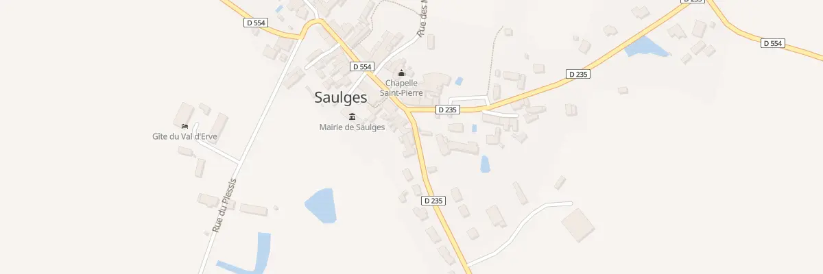 Plan du 4 Rue Yvonne Busson à Saulges