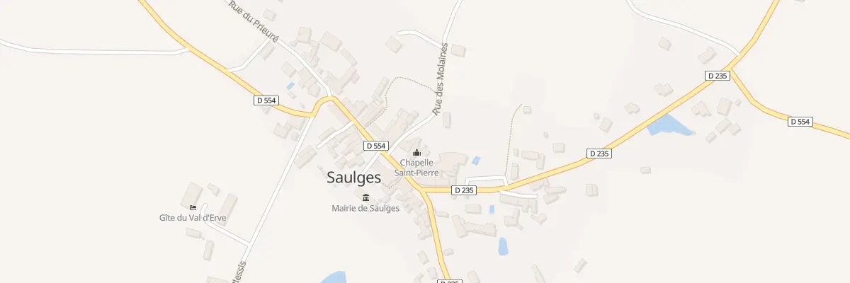 Plan du 2 Pl Saint Pierre à Saulges