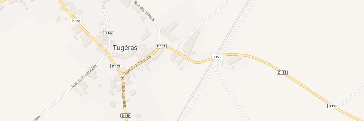 Plan du 6 Rue des Barres à Tugéras-Saint-Maurice