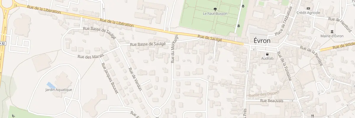 Plan du 1B Rue du Montaigu à Évron