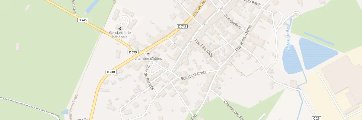 Plan du 61 Gr Grande Rue à Champdeniers