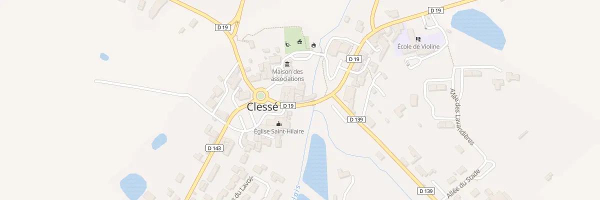 Plan du 5 Rue de la Mairie à Clessé