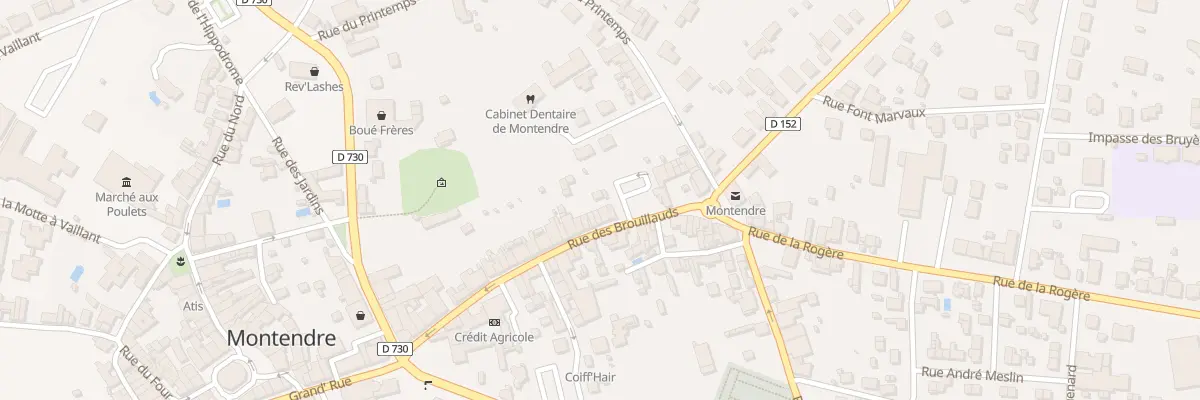 Plan du 43 Rue des Brouillauds à Montendre