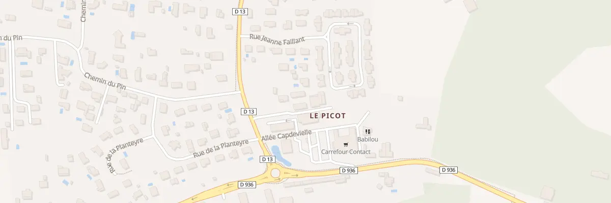 Plan du 1 All Capdevielle à Sallebœuf