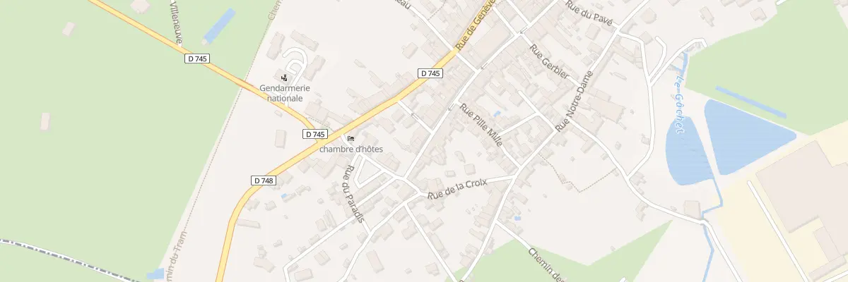 Plan du 42 Grande Rue à Champdeniers