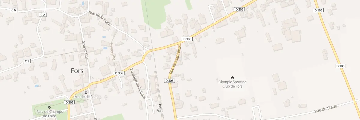 Plan du 5 Rue de Maurepas à Fors