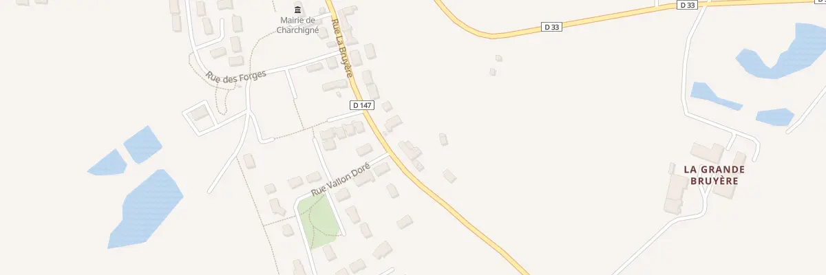 Plan du 21 Rue de la Bruyere à Charchigné