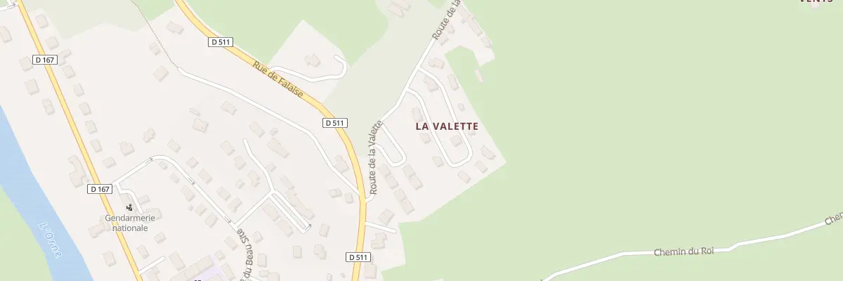 Plan du 10 Rue de la Valette à Pont-d’Ouilly