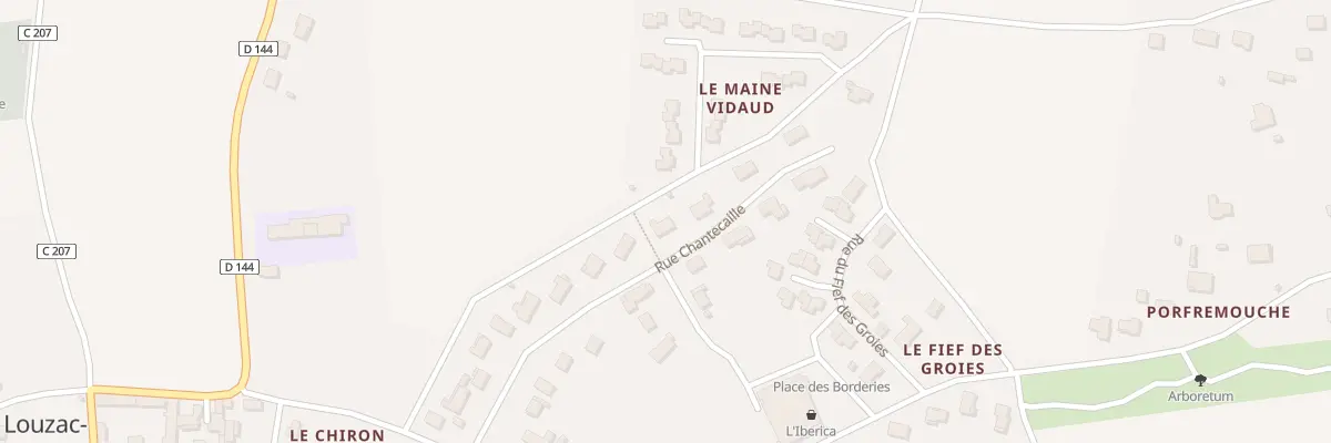 Plan du 10 Cite Chantecaille à Louzac-Saint-André