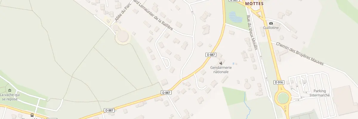 Plan du 8 All de la Roche aux Loups à Bagnoles de l’Orne Normandie