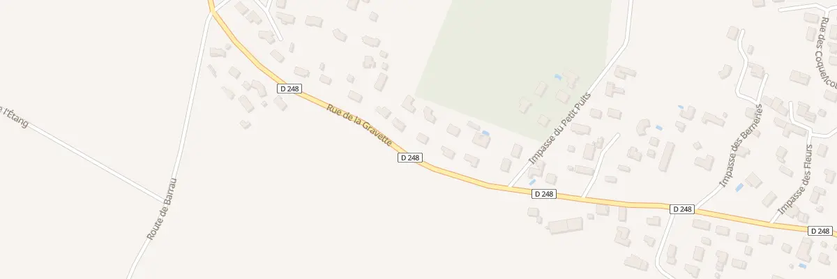 Plan du 41 Rue de la Gravette à Cubnezais