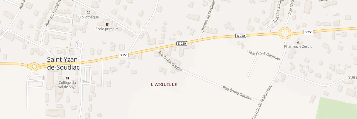 Plan du 101 Av du Gen de Gaulle à Saint-Yzan-de-Soudiac
