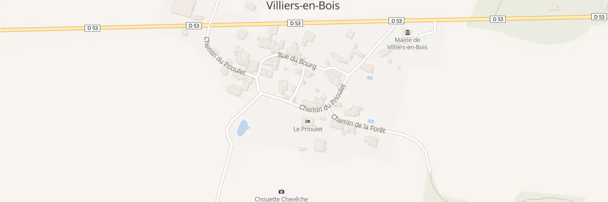 Plan du 226 Chem du Prioulet à Villiers-en-Bois