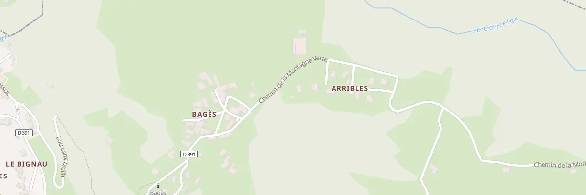Plan du 9489 Hameau de Bage à Béost