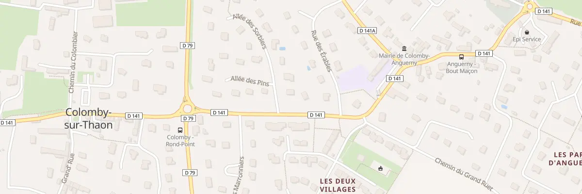 Plan du 14 All des Sorbiers à Colomby-Anguerny