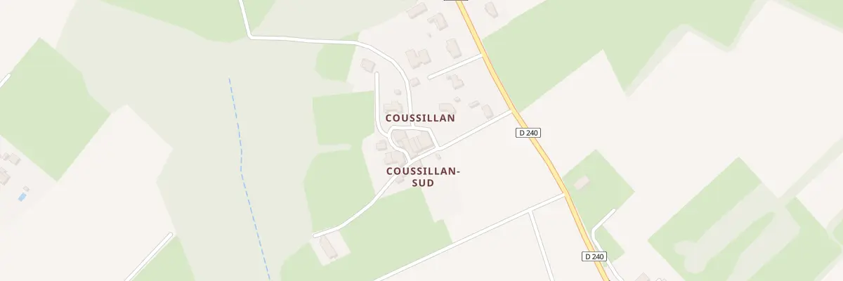 Plan du 105 Che de Coussillan à Tabanac