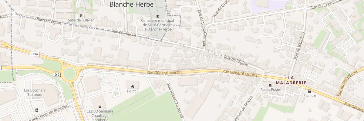 Plan du 152 Rue Général Moulin à Caen