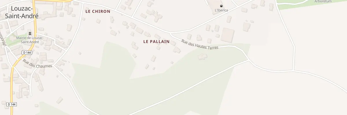 Plan du 2 Rue des Hautes Terres à Louzac-Saint-André