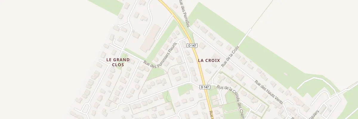 Plan du 7 Rue des Pommiers Fleuris à Feuguerolles-Bully