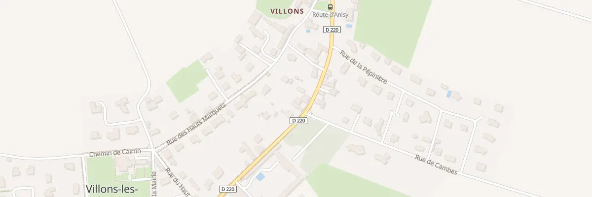 Plan du 6 Rue des Sherbrooke Fusilliers à Villons-les-Buissons