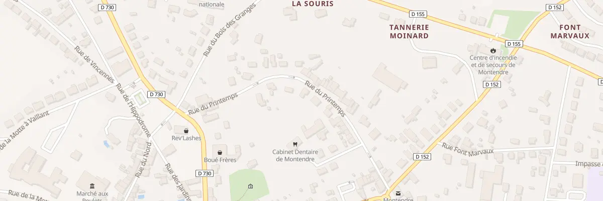 Plan du 21 Rue du Printemps à Montendre