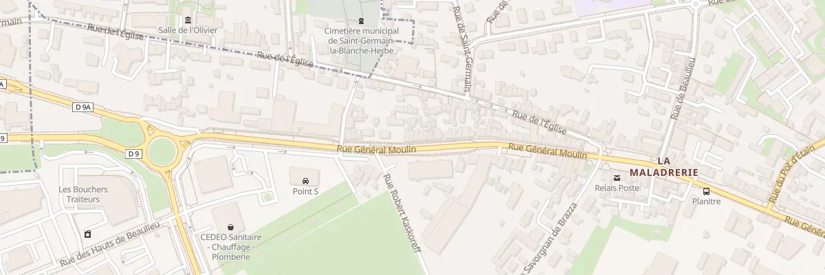 Plan du 150 Rue Général Moulin à Caen