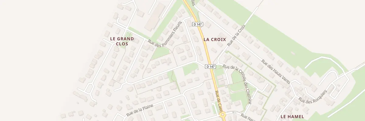 Plan du 2 Rue des Acacias Sauvages à Feuguerolles-Bully