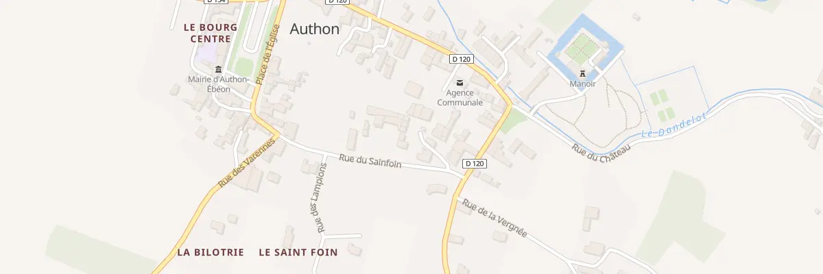 Plan du 5043 La Croix à Authon-Ébéon