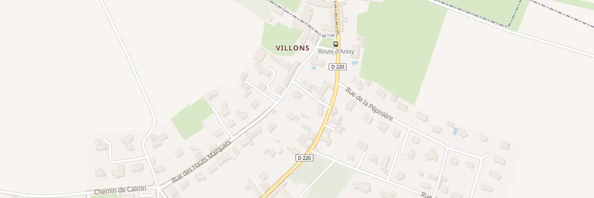Plan du 20 Rue des Hauts Marquets à Villons-les-Buissons